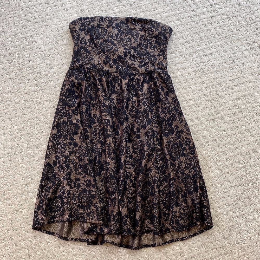 MM Couture Black Lace Dress